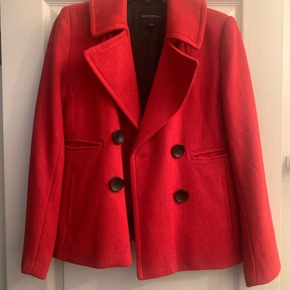Medium size Banana Republic Peacoat. Great condition - no holes or tears! - Picture 1 of 5